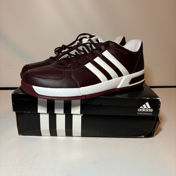NWT Mens Adidas NCAA BTB Lite 068500 Texas A&M 2007 Sz 15 Basketball Sneakers - Picture 1 of 12